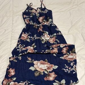 Floral Spaghetti Strap Dress